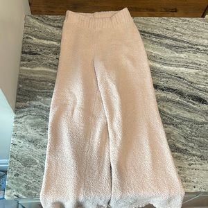 skims pink cozy collection pants